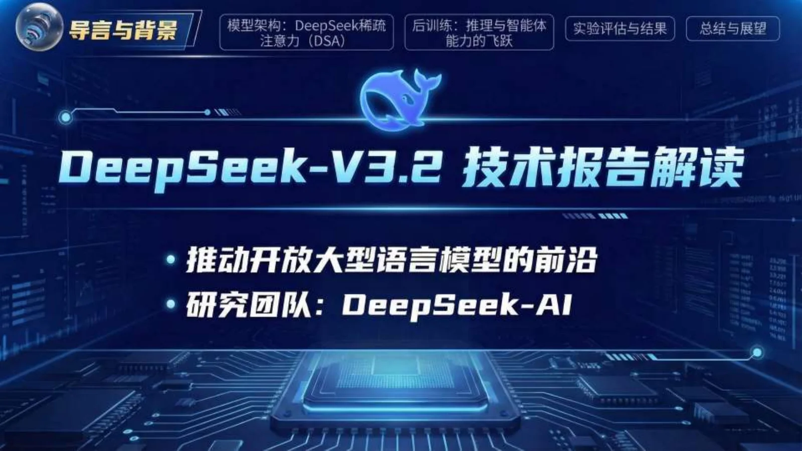DeepSeek V3.2 技术展示 · 1 / 16